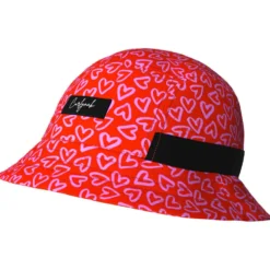 Cappelli da pescatore Curlynak Bob Running Red Heart