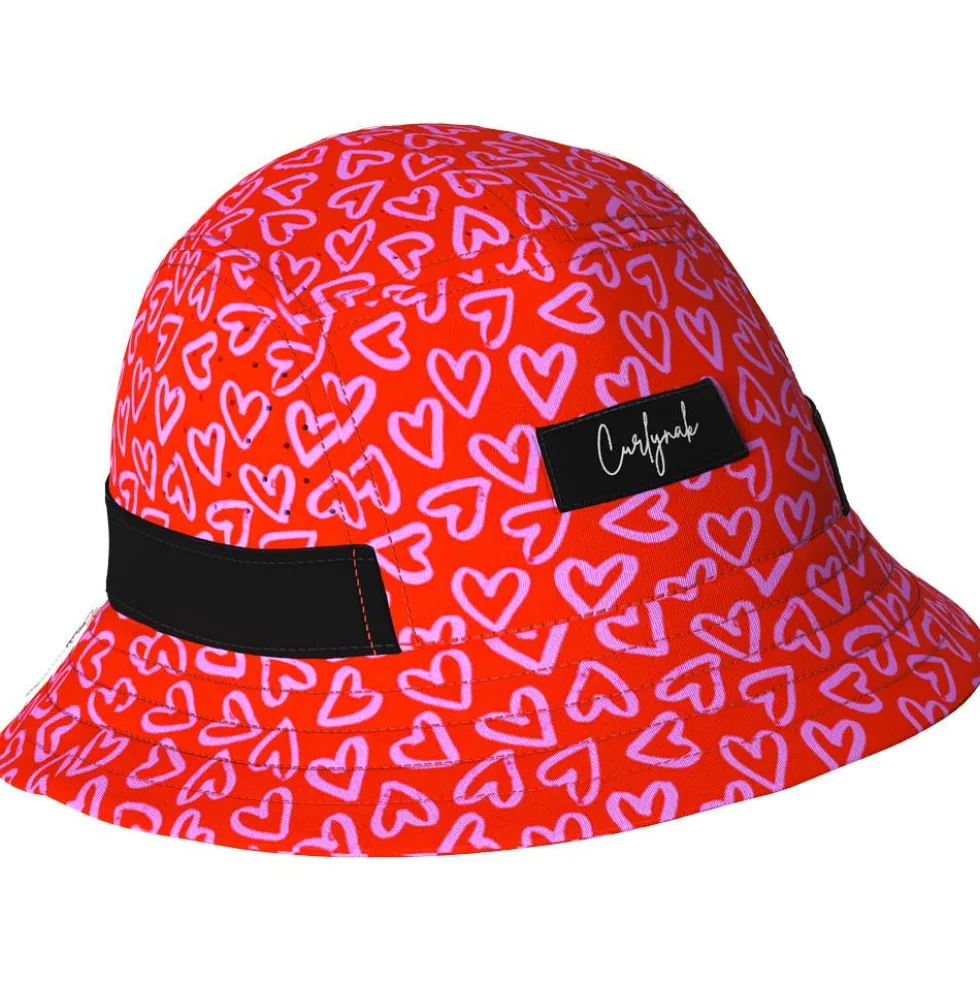 Cappelli da pescatore Curlynak Bob Running Red Heart