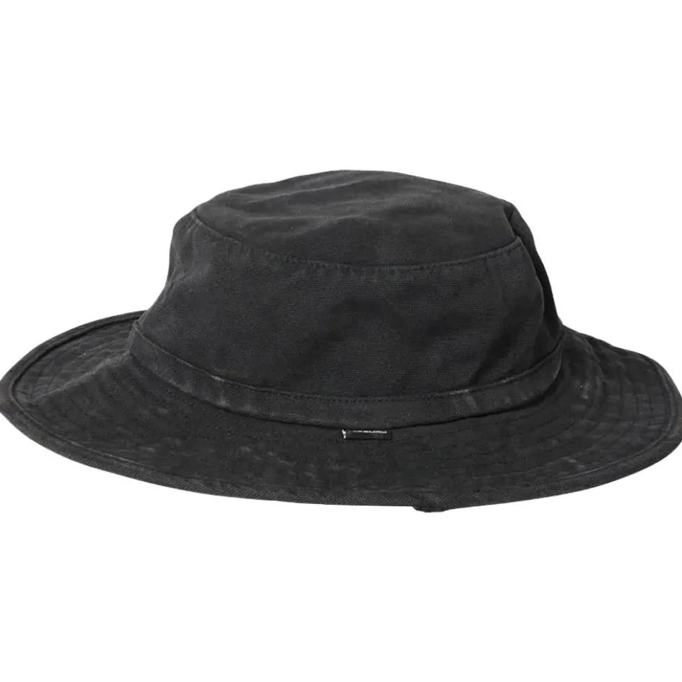 Cappelli da pescatore Rip Curl Search Canvas Wide Brim Hat Black