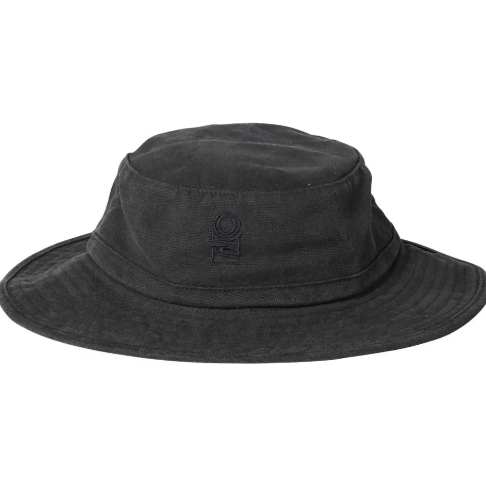 Cappelli da pescatore Rip Curl Search Canvas Wide Brim Hat Black
