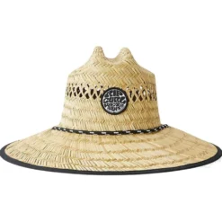 Cap Rip Curl Logo Straw Hat Natural