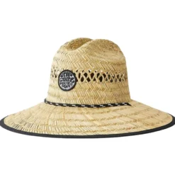 Cap Rip Curl Logo Straw Hat Natural