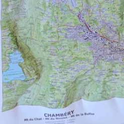 Carte 3D Deniveles Chambery