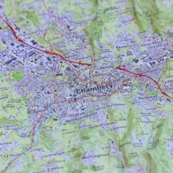Carte 3D Deniveles Chambery