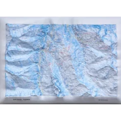 Carte 3D Deniveles Domaine Galibier-Thabor (Winter)