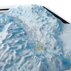 Carte 3D Deniveles Domaine Le Grand Tourmalet/Barèges/la Mongie