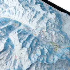 Carte 3D Deniveles Domaine Le Grand Tourmalet/Barèges/la Mongie