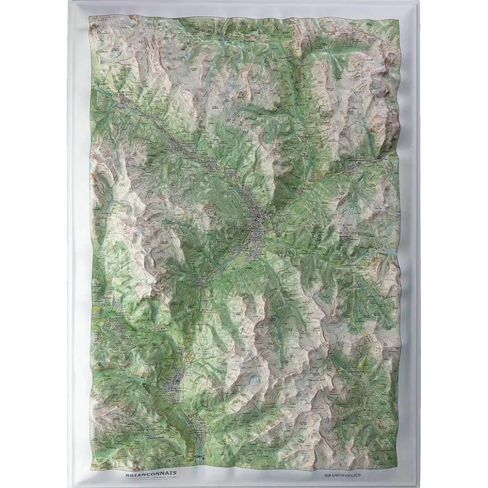 Carte 3D Deniveles Le Briançonnais