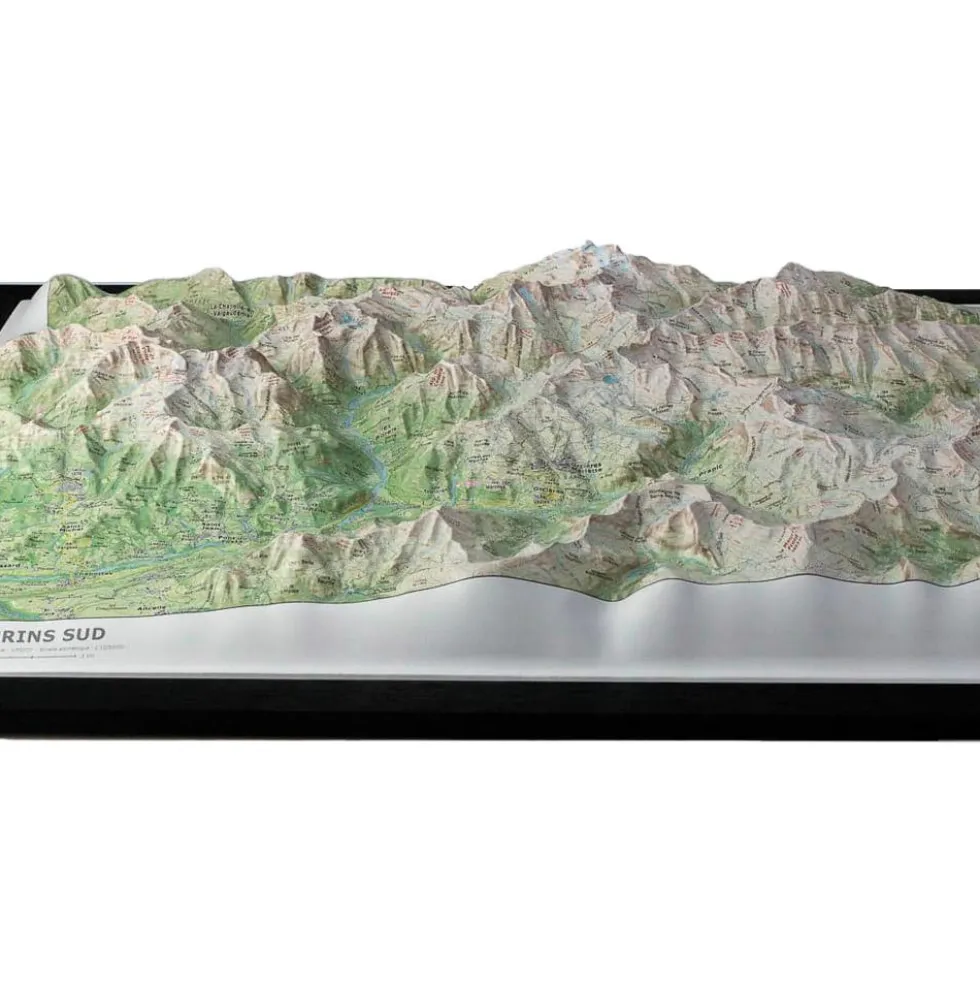 Carte 3D Deniveles Les Ecrins Sud