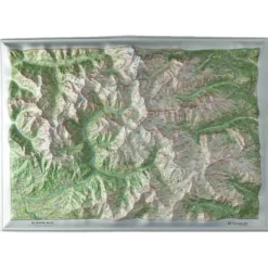 Carte 3D Deniveles Les Ecrins Sud
