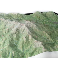 Carte 3D Deniveles Massif du Canigou