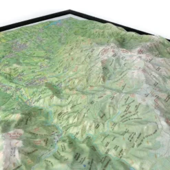 Carte 3D Deniveles Massif du Canigou