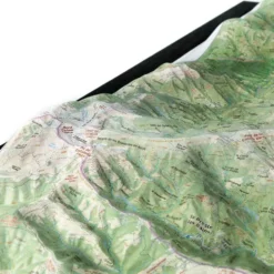 Carte 3D Deniveles Massif du Canigou