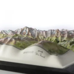 Carte 3D Deniveles Massif Du Mont Blanc