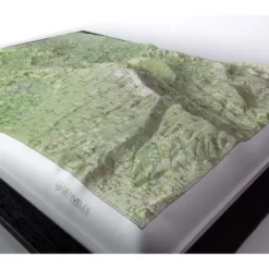Carte 3D Deniveles Mont Ventoux