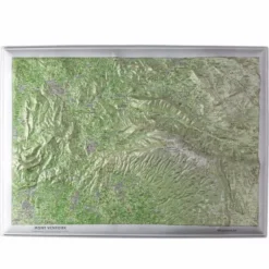 Carte 3D Deniveles Mont Ventoux