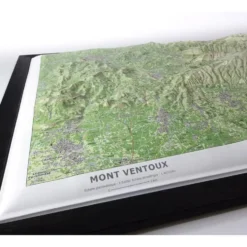 Carte 3D Deniveles Mont Ventoux