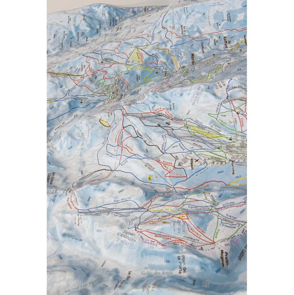 Carte 3D Deniveles Vanoise (Les Trois Vallées)