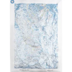 Carte 3D Deniveles Vanoise (Les Trois Vallées)