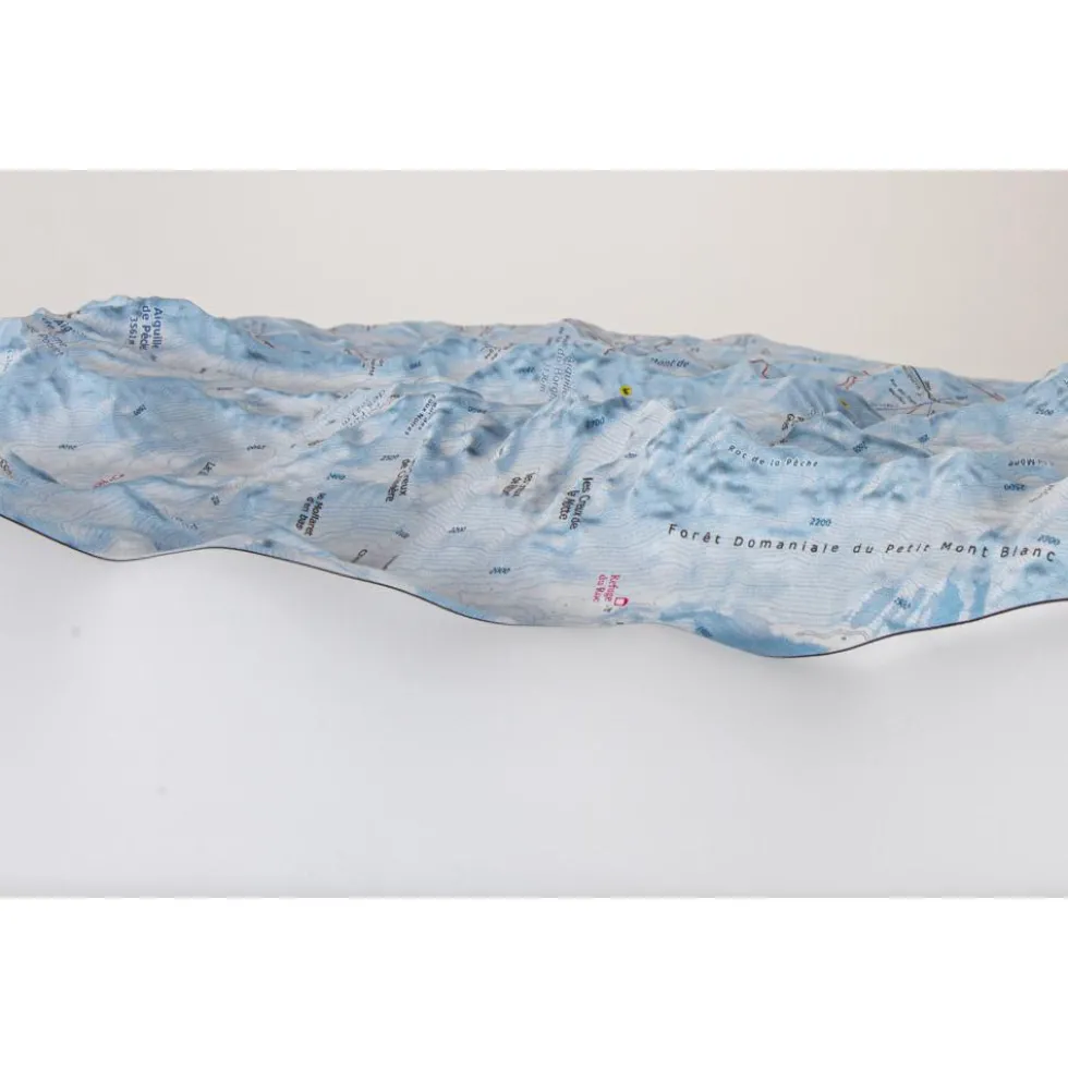 Carte 3D Deniveles Vanoise (Les Trois Vallées)