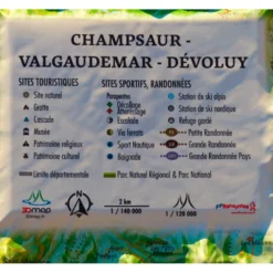 Carte 3D 3DMAP Champsaur Valgaudemar Dévoluy