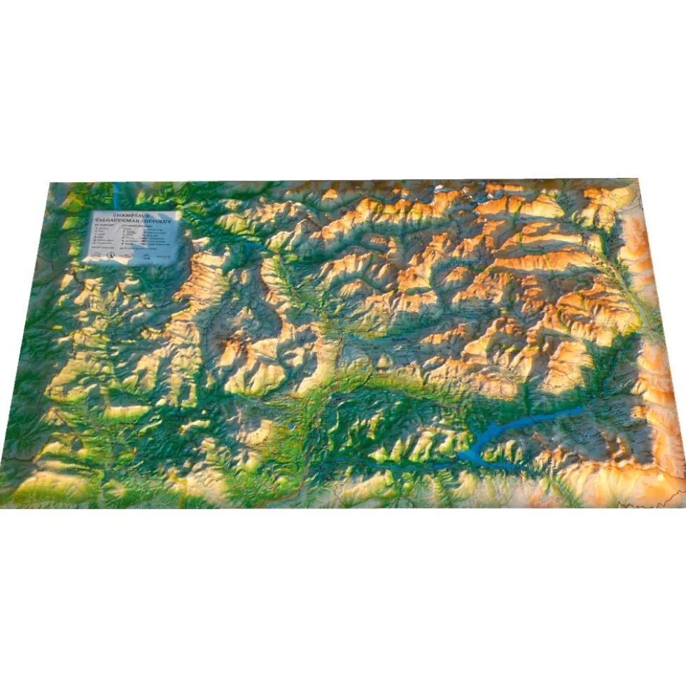 Carte 3D 3DMAP Champsaur Valgaudemar Dévoluy