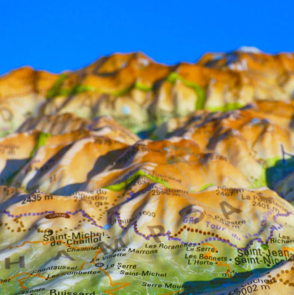 Carte 3D 3DMAP Champsaur Valgaudemar Dévoluy