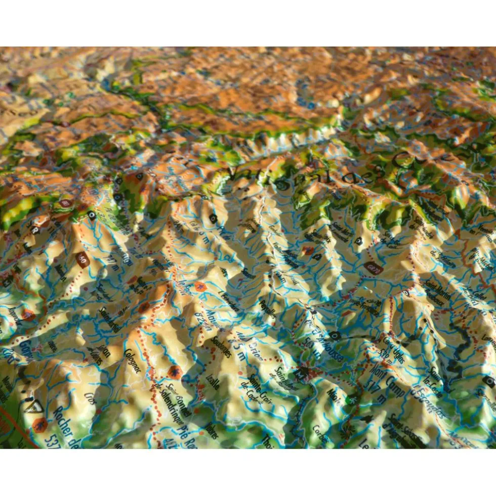 Carte 3D 3DMAP Cévennes et Grands Causses