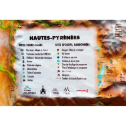 Carte 3D 3DMAP Hautes-Pyrénées