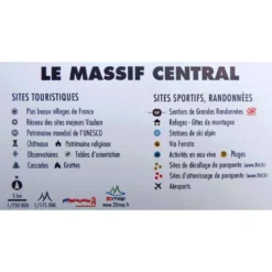 Carte 3D 3DMAP Le Massif Central