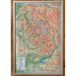 Carte 3D 3DMAP Le Massif Des Ecrins