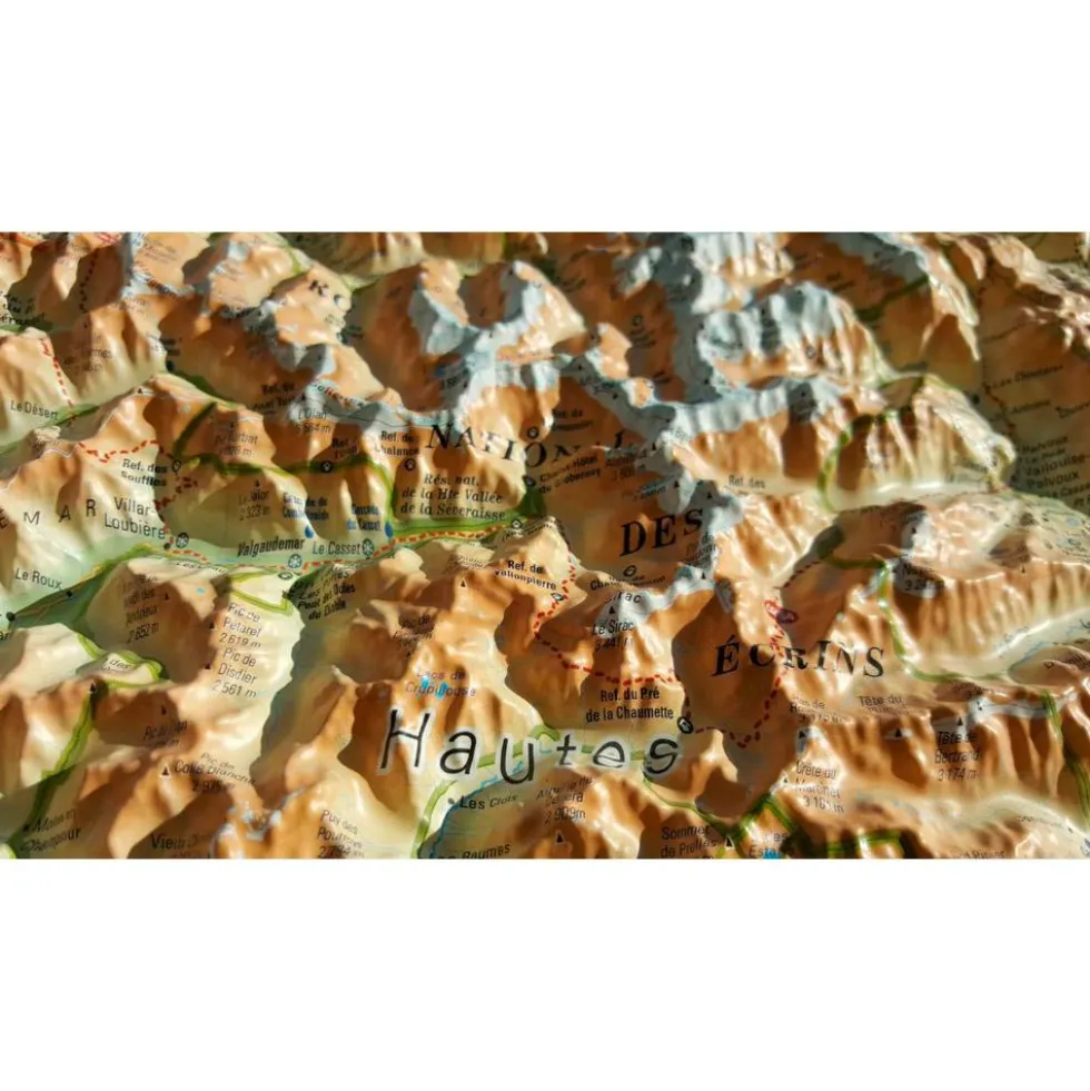 Carte 3D 3DMAP Le Massif Des Ecrins