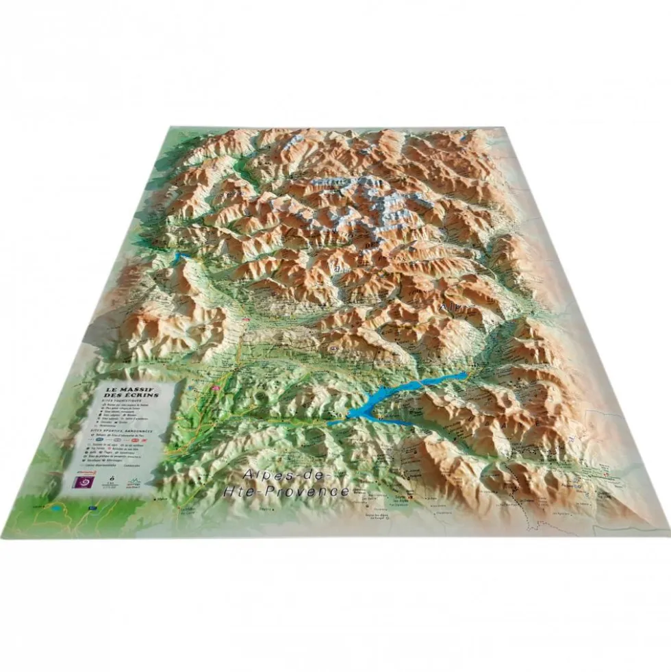 Carte 3D 3DMAP Le Massif Des Ecrins