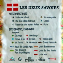 Carte 3D 3DMAP Les Deux Savoies