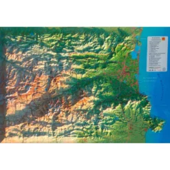 Carte 3D 3DMAP Les Pyrénées-Orientales