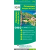 Carte IGN Cevennes Gorges du Tarn