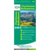 Carte IGN Chartreuse Belledonne