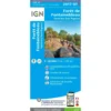 Carte IGN 2417OTR Forêt de Fontainebleau, Forêt des trois Pignons - Résistante