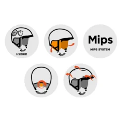 Casco Bollé Ypsos Mips Chalk Signal Matte