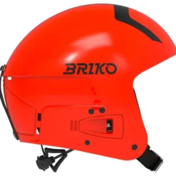 Casco Briko Vulcano Fis 6.8 Junior Shiny Orange Fluo Black