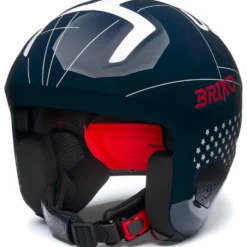 Casco Briko Vulcano 2.0 USA Shiny Blue White Cardinal Red
