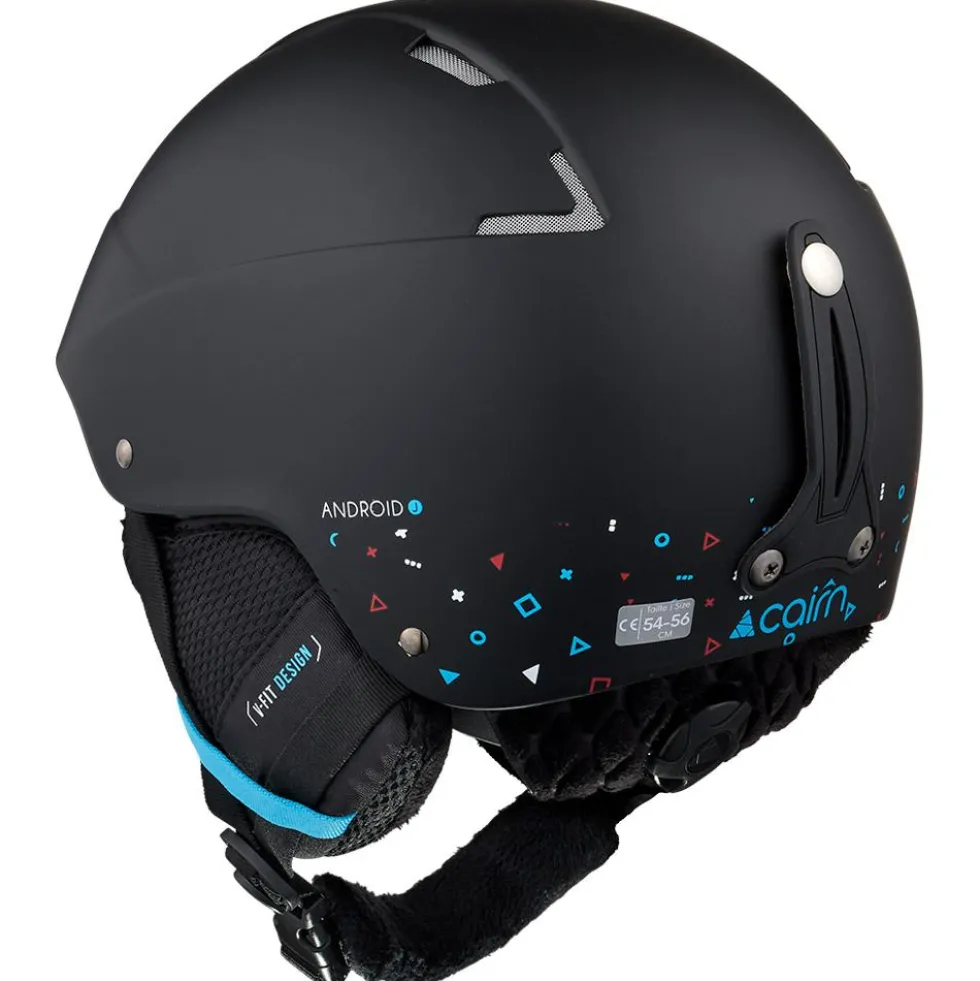 Casco Cairn Android Graphic Junior Black Game