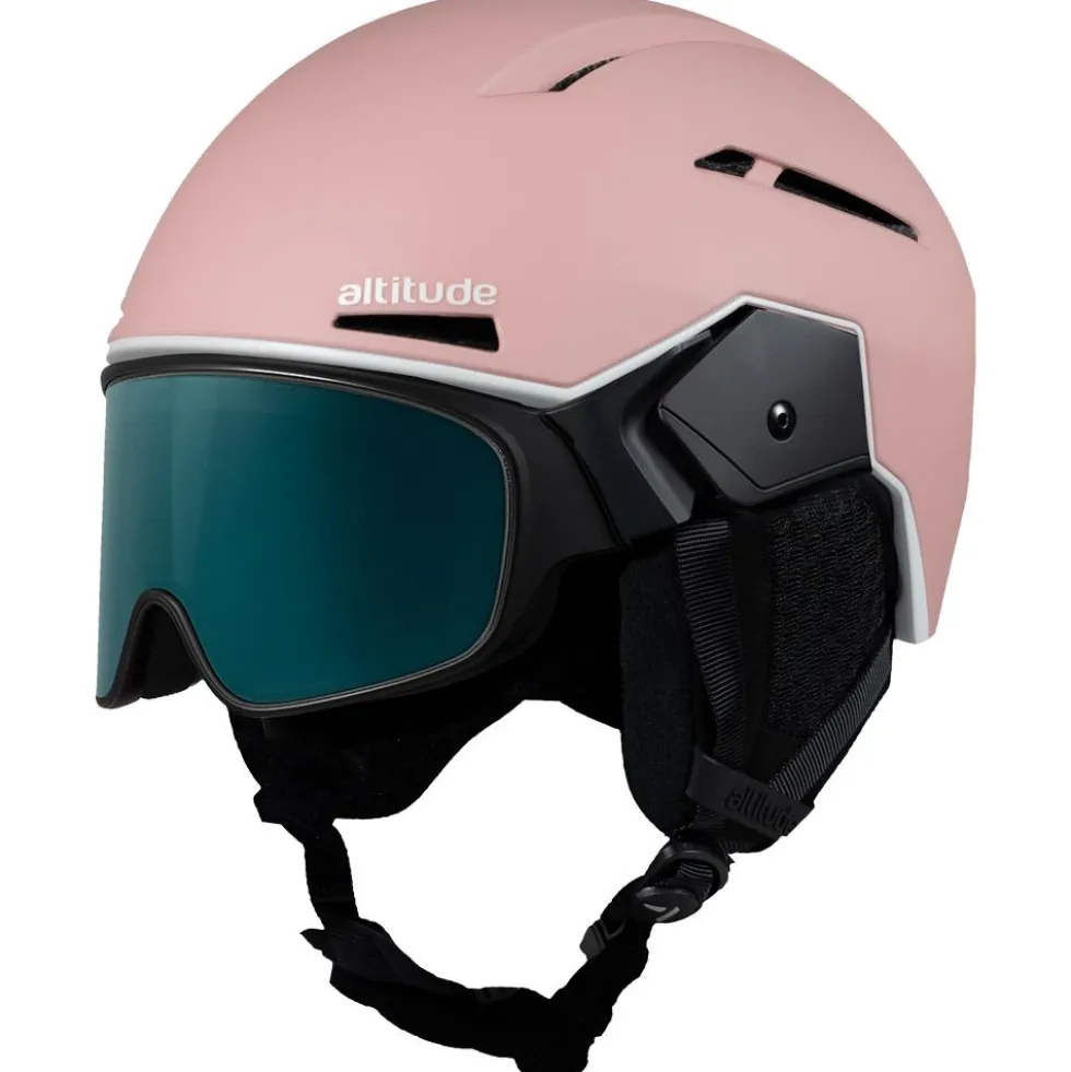 Casco con visiera Altitude Eyewear Stratos Visor Powder Pink