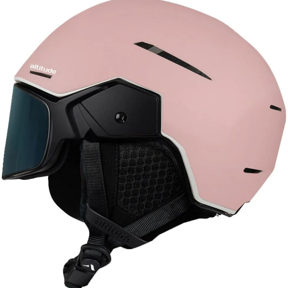 Casco con visiera Altitude Eyewear Stratos Visor Powder Pink