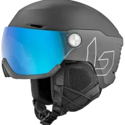 Casco con visiera Bollé V-Ryft Pure Black Coal Matte Photochromic Blue