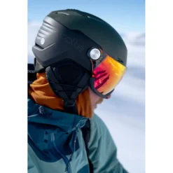 Casco con visiera Bollé V-Ryft Pure Sun Forest Matte Photochromic Red