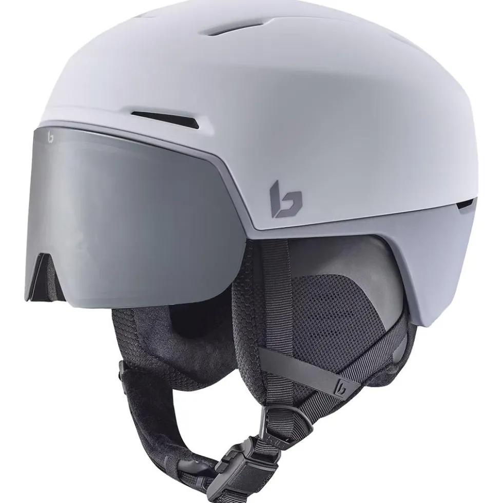 Casco con visiera Bollé X-Fusion White Lilac Matte Photochromic Silver