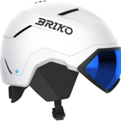 Casco con visiera Briko Stormrider Matt White Black