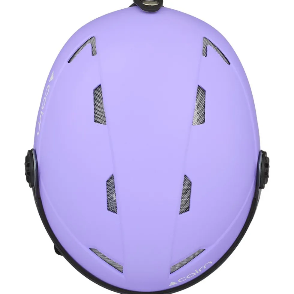 Casco con visiera Cairn Android Visor Junior Mat Lilac