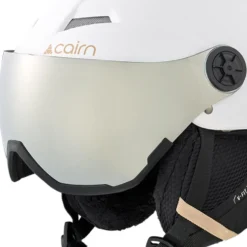 Casco con visiera Cairn Android Visor Mat White Biscuit
